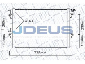 JDEUS 723M75 kondensatorius, oro kondicionierius 
 Oro kondicionavimas -> Kondensatorius
8200033733
