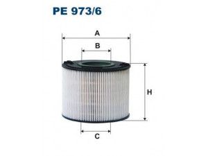 FILTRON PE973/6 kuro filtras 
 Techninės priežiūros dalys -> Papildomas remontas
95511013400, 7L6127177, 7L6127177B