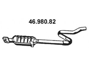 EBERSPÄCHER 46.980.82 vidurinis duslintuvas 
 Išmetimo sistema -> Duslintuvas
14300-60B01, 14300-60E10, 14300-63E10