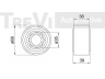 TREVI AUTOMOTIVE WB1736 rato guolio komplektas 
 Ašies montavimas/vairavimo mechanizmas/ratai -> Rato stebulė/montavimas -> Rato guolis
4021099B00