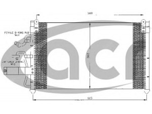 ACR 300385 kondensatorius, oro kondicionierius 
 Oro kondicionavimas -> Kondensatorius
96207354, 96211815, 96394346, 96484258