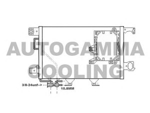 AUTOGAMMA 107044 kondensatorius, oro kondicionierius 
 Oro kondicionavimas -> Kondensatorius
2095000254