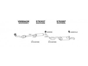 VENEPORTE 800188 išmetimo sistema 
 Išmetimo sistema -> Išmetimo sistema, visa