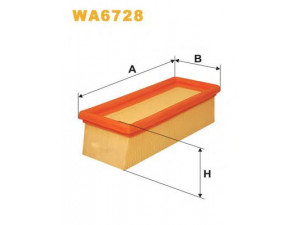WIX FILTERS WA6728 oro filtras 
 Techninės priežiūros dalys -> Techninės priežiūros intervalai
1654600QAL, 8200104272