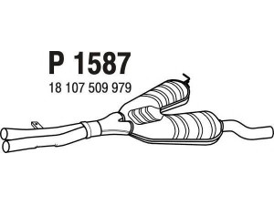FENNO P1587 vidurinis duslintuvas 
 Išmetimo sistema -> Duslintuvas
18107504979