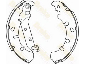 Brake ENGINEERING SH2582 stabdžių trinkelių komplektas 
 Techninės priežiūros dalys -> Papildomas remontas
1106633, 1123790, 1125669, 1135083