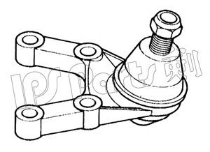IPS Parts IJO-10523R atramos/vairo trauklė 
 Ašies montavimas/vairavimo mechanizmas/ratai -> Sujungimai -> Atramos/vairo trauklė
MB831038