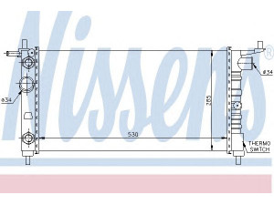 NISSENS 63284 radiatorius, variklio aušinimas 
 Aušinimo sistema -> Radiatorius/alyvos aušintuvas -> Radiatorius/dalys
1300 150, 90410048, 1300 150, 90410048