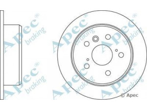 APEC braking DSK711 stabdžių diskas 
 Stabdžių sistema -> Diskinis stabdys -> Stabdžių diskas
4243132050, 4243133010, 4243133040