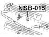 FEBEST NSB-015 skersinio stabilizatoriaus įvorių komplektas
54613-27C00