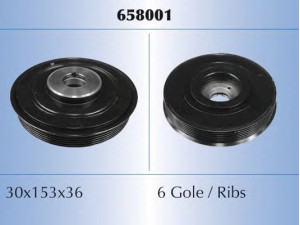 MAL? 658001 skriemulys, alkūninis velenas 
 Diržinė pavara -> Dirželio skriemulys
0515L9, 0515P2, 0515Q3, 0515T8