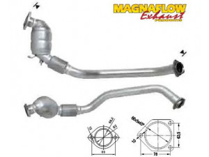 MAGNAFLOW 70616D katalizatoriaus keitiklis 
 Išmetimo sistema -> Katalizatoriaus keitiklis
18307792160