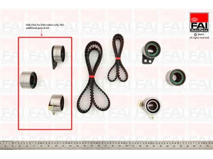 FAI AutoParts TBK420 paskirstymo diržo komplektas 
 Techninės priežiūros dalys -> Papildomas remontas