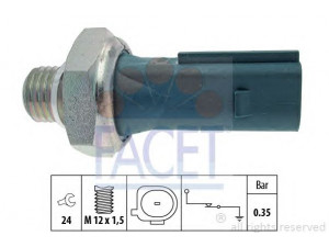 FACET 7.0177 alyvos slėgio jungiklis 
 Variklis -> Variklio elektra
A 005 153 04 28, A 005 153 78 28