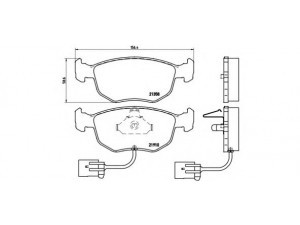 BREMBO P 24 035 stabdžių trinkelių rinkinys, diskinis stabdys 
 Techninės priežiūros dalys -> Papildomas remontas
1022078, 1097769, 1145456, 6877835