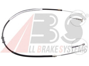 A.B.S. K10588 trosas, stovėjimo stabdys 
 Stabdžių sistema -> Valdymo svirtys/trosai
46456843, 46456843