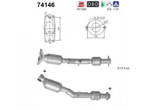 AS 74146 katalizatoriaus keitiklis 
 Išmetimo sistema -> Katalizatoriaus keitiklis
20010EM10B