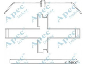 APEC braking KIT1186 priedų komplektas, stabdžių trinkelė 
 Stabdžių sistema -> Būgninis stabdys -> Dalys/priedai