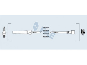 FAE 83563 uždegimo laido komplektas 
 Kibirkšties / kaitinamasis uždegimas -> Uždegimo laidai/jungtys
96211948, 96497773, 96211948, 96497773