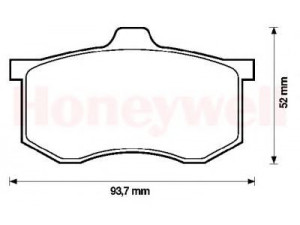 BENDIX 571403B stabdžių trinkelių rinkinys, diskinis stabdys 
 Techninės priežiūros dalys -> Papildomas remontas
00984435118