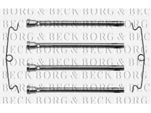 BORG & BECK BBK1024 priedų komplektas, diskinių stabdžių trinkelės 
 Stabdžių sistema -> Diskinis stabdys -> Stabdžių dalys/priedai