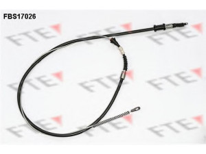 FTE FBS17026 trosas, stovėjimo stabdys 
 Stabdžių sistema -> Valdymo svirtys/trosai
522 588, 522 596, 522 602, 522 620