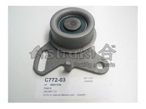 ASHUKI C772-03 įtempiklio skriemulys, paskirstymo diržas 
 Techninės priežiūros dalys -> Papildomas remontas
27018/FEBI, 45-05-508/ASHIKA, 57310/RUVILLE