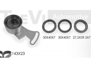TREVI AUTOMOTIVE KD1170S paskirstymo diržo komplektas 
 Techninės priežiūros dalys -> Papildomas remontas