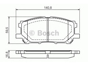 BOSCH 0 986 494 218 stabdžių trinkelių rinkinys, diskinis stabdys 
 Techninės priežiūros dalys -> Papildomas remontas
04465 0W070, 04465 48080, 04465 48100