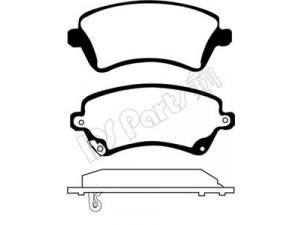 IPS Parts IBD-1211 stabdžių trinkelių rinkinys, diskinis stabdys 
 Techninės priežiūros dalys -> Papildomas remontas
04465-02061, 0446502061, 0446502130