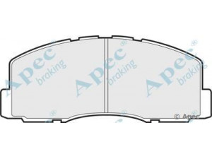APEC braking PAD495 stabdžių trinkelių rinkinys, diskinis stabdys 
 Techninės priežiūros dalys -> Papildomas remontas
MB277192, MB277193, MB316168, MB316188