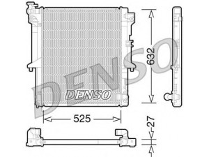 DENSO DRM45034 radiatorius, variklio aušinimas 
 Aušinimo sistema -> Radiatorius/alyvos aušintuvas -> Radiatorius/dalys
MN135032