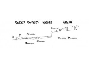 VENEPORTE 470041 išmetimo sistema 
 Išmetimo sistema -> Išmetimo sistema, visa