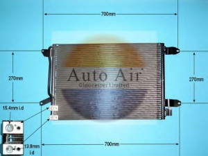 AUTO AIR GLOUCESTER 16-1392 kondensatorius, oro kondicionierius 
 Oro kondicionavimas -> Kondensatorius
5C08204011F, 5C0820411E