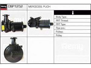 DELCO REMY DSP1252 hidraulinis siurblys, vairo sistema 
 Vairavimas -> Vairo pavara/siurblys