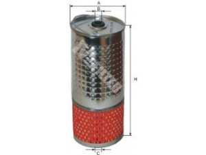 MFILTER TE 18 alyvos filtras 
 Techninės priežiūros dalys -> Techninės priežiūros intervalai
5016 966, 601 180 00 09, 601 180 01 09