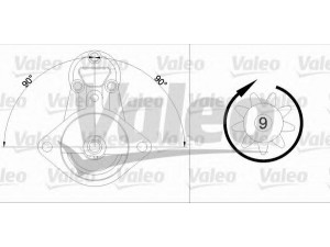 VALEO 455889 starteris 
 Elektros įranga -> Starterio sistema -> Starteris
12 41 2 155 827, 12 41 2 246 574