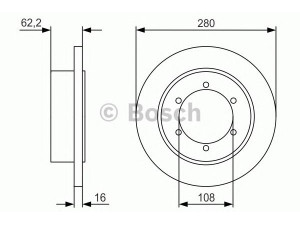 BOSCH 0 986 479 V14 stabdžių diskas 
 Stabdžių sistema -> Diskinis stabdys -> Stabdžių diskas
43206MB60A