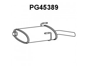 VENEPORTE PG45389 galinis duslintuvas 
 Išmetimo sistema -> Duslintuvas
1726CY, 9675729480