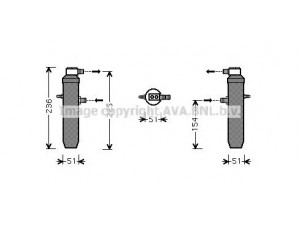 AVA QUALITY COOLING CND234 džiovintuvas, oro kondicionierius 
 Oro kondicionavimas -> Džiovintuvas
6455R1, 961972948