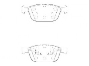 WAGNER WBP24399A stabdžių trinkelių rinkinys, diskinis stabdys 
 Techninės priežiūros dalys -> Papildomas remontas
30793943, 31277334