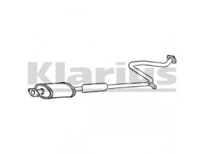 KLARIUS DN318P vidurinis duslintuvas 
 Išmetimo sistema -> Duslintuvas
2030070J00, B030M70J0BGA, 2030070J00