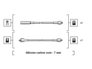 MAGNETI MARELLI 941318111232 uždegimo laido komplektas 
 Kibirkšties / kaitinamasis uždegimas -> Uždegimo laidai/jungtys