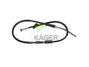 KAGER 19-6364 trosas, stovėjimo stabdys 
 Stabdžių sistema -> Valdymo svirtys/trosai
4700358, 4705708, 54420-83E00