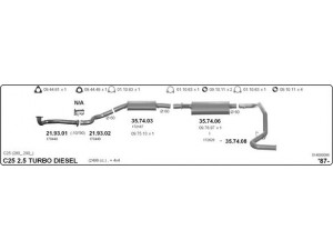 IMASAF 514000096 išmetimo sistema 
 Išmetimo sistema -> Išmetimo sistema, visa