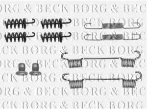 BORG & BECK BBK6284 priedų komplektas, diskinių stabdžių trinkelės 
 Stabdžių sistema -> Diskinis stabdys -> Stabdžių dalys/priedai