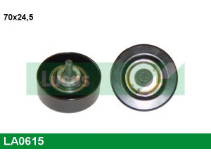LUCAS ENGINE DRIVE LA0615 kreipiantysis skriemulys, V formos rumbuotas diržas 
 Diržinė pavara -> V formos rumbuotas diržas/komplektas -> Laisvasis/kreipiamasis skriemulys