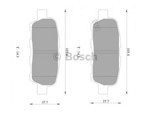 BOSCH 0 986 AB3 076 stabdžių trinkelių rinkinys, diskinis stabdys 
 Techninės priežiūros dalys -> Papildomas remontas
04460 8H385, 44060 8H385, 44060 AL585