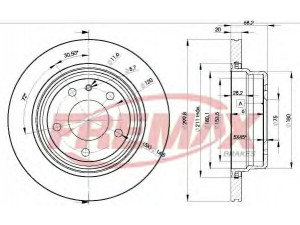 FREMAX BD-2459 stabdžių diskas 
 Stabdžių sistema -> Diskinis stabdys -> Stabdžių diskas
3421 1 115 501, 3421 1 163 138