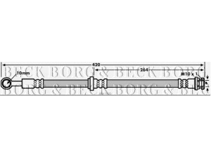 BORG & BECK BBH7930 stabdžių žarnelė 
 Stabdžių sistema -> Stabdžių žarnelės
51550-80J00